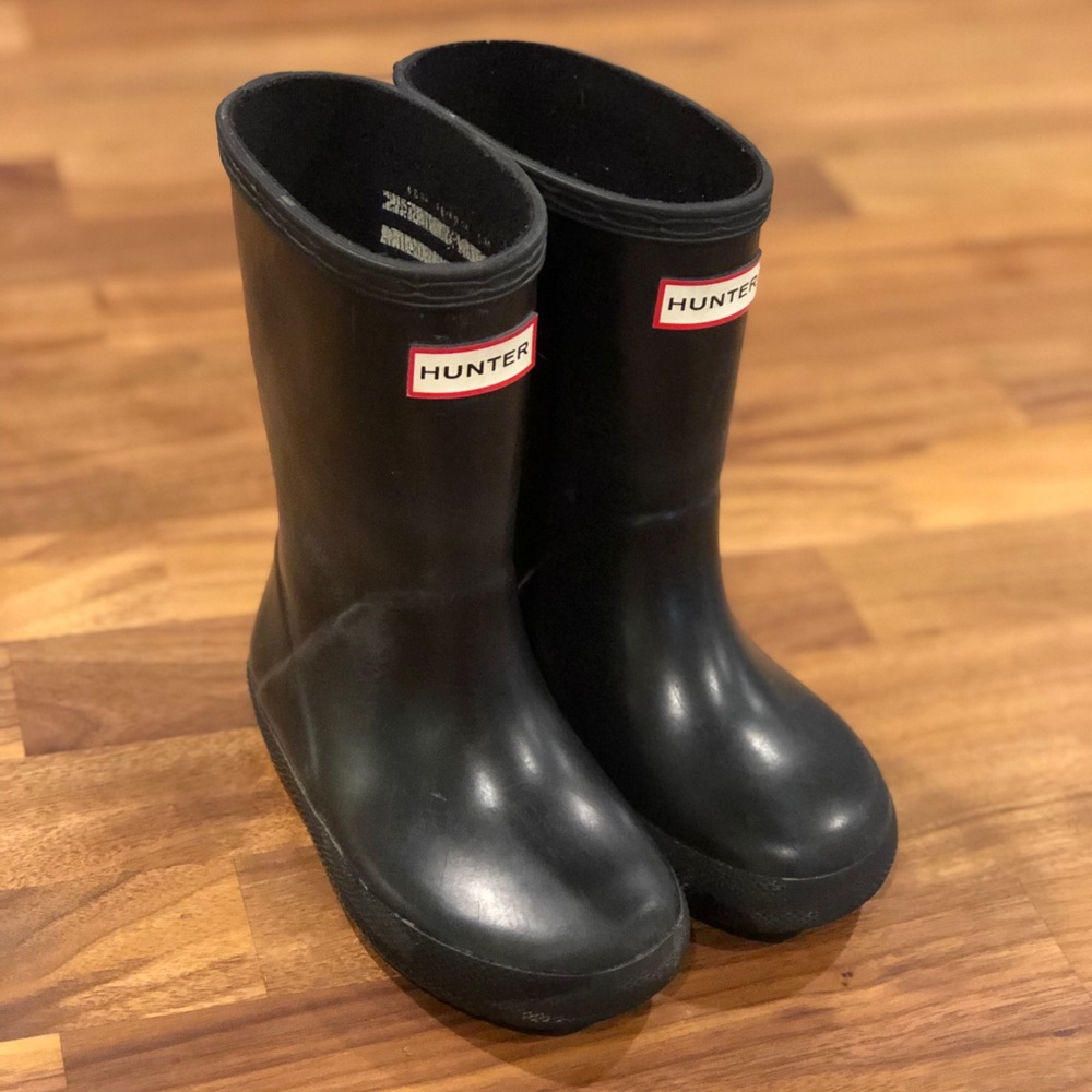 Hunter Boots Black Great Condition